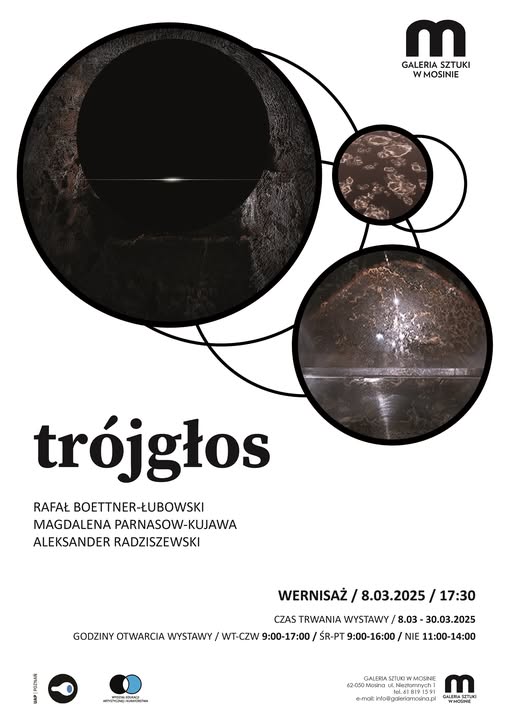 Otwarcie wystawy TRÓJGŁOS / Rafał Boettner-Łubowski, Magdalena Parnasow-Kujawa, Aleksander Radziszewski